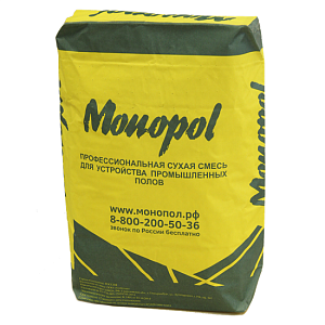 Monopol Hard 50S безыскровый самовыравнивающийся пол, финишное и ремонтное покрытие (цвет: натуральный; фасовка: 20 кг)