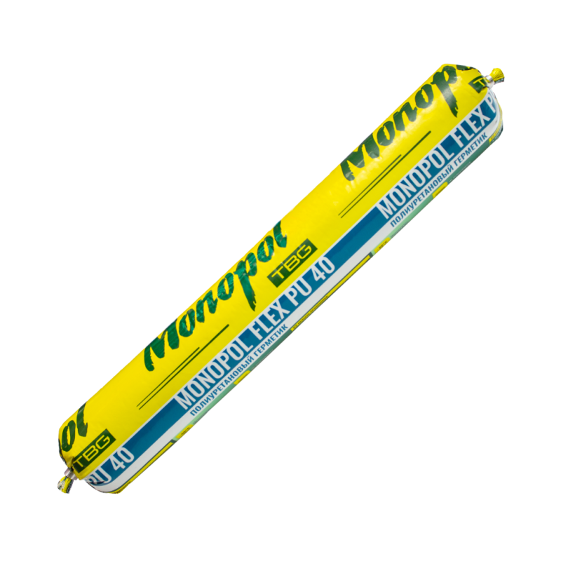 Monopol FLEX PU 40 полиуретановый герметик (цвет: серый; фасовка: 600 мл)
