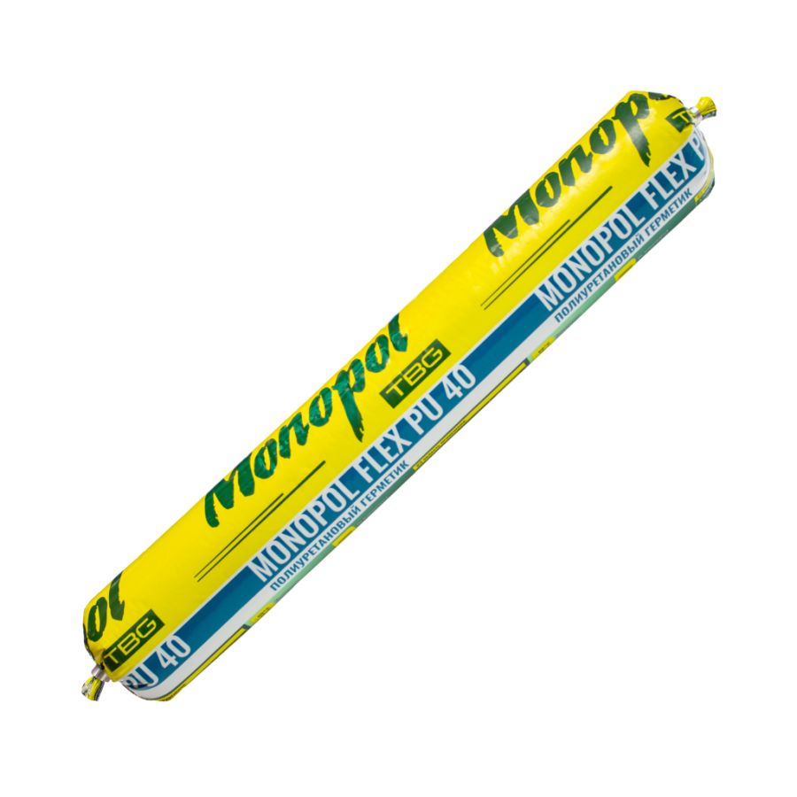 Monopol FLEX PU 40 полиуретановый герметик (цвет: серый; фасовка: 600 мл)