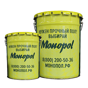 Monopol Epoxy 4S грунт для эпоксидного наливного пола (фасовка: 25 кг)